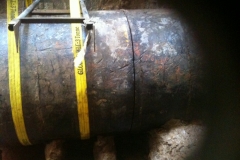 Wire sawing and removal of a 10 ton pipe MMSR Melb