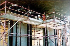 Wire saw and removal of columns from 800 ton bridge SE Fwy Melb