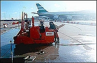 Melb Airport air-side cutting 450-550mm deep concrete cutting was achieved at 1minute 20seconds per meter @ 450mm deep